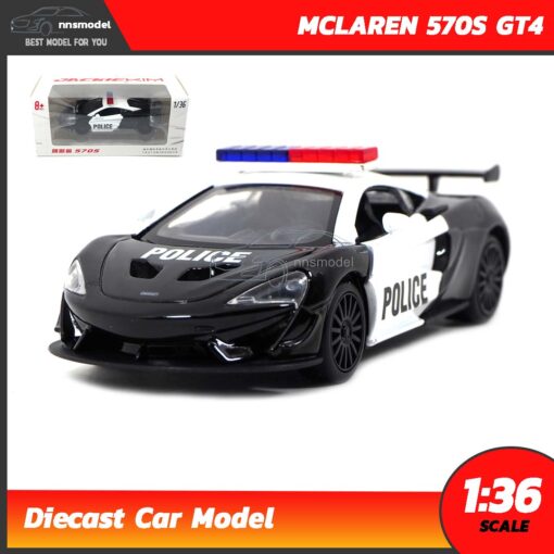 โมเดลรถตำรวจ MCLAREN 570S GT4