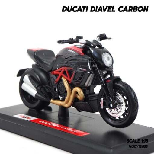 โมเดลรถบิ๊กไบค์ DUCATI DIAVEL CARBON (Scale 1:18) โมเดลดูคาติของแท้