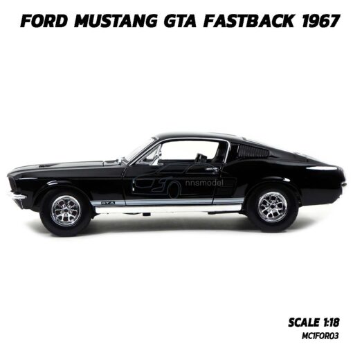 โมเดลรถมัสแตง FORD MUSTANG GTA FASTBACK 1967 (Scale 1:18) model รถมัสแตง รถคลาสสิค