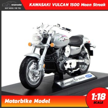 โมเดลมอเตอร์ไซด์ KAWASAKI VULCAN 1500 Mean Streak 2002 (1:18)