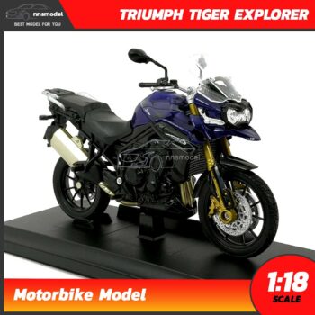 โมเดลมอเตอร์ไซด์ ไทรอั้ม TRIUMPH TIGER EXPLORER (Scale 1:18) โมเดลจำลองสมจริง