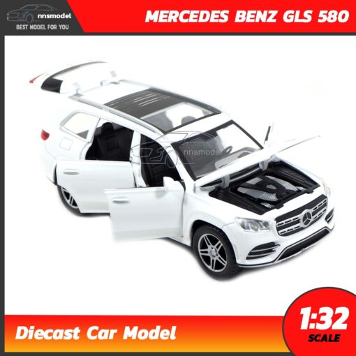 โมเดลรถเบนซ์ MERCEDES BENZ GLS 580 SUV (Scale 1:32) โมเดลรถเหล็ก เปิดได้ครบ