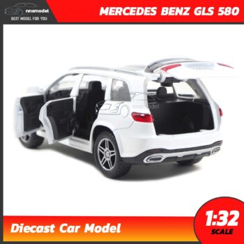 โมเดลรถเบนซ์ MERCEDES BENZ GLS 580 SUV (Scale 1:32) model รถ เปิดประตูท้ายได้สมจริง