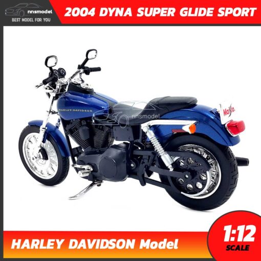 โมเดลฮาเล่ย์ HARLEY DAVIDSON DYNA SUPER GLIDE SPORT 2004 (1:12) โมเดลรถสะสม จำลองเหมือนจริง