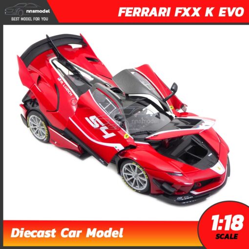 โมเดลรถเฟอร์รารี่ Ferrari FXX K EVO (1:18) Elite รถเหล็กจำลอง เปิดได้ครบ