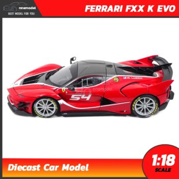 โมเดลรถเฟอร์รารี่ Ferrari FXX K EVO (1:18) Bburago Elite โมเดลรถเหล็ก model car