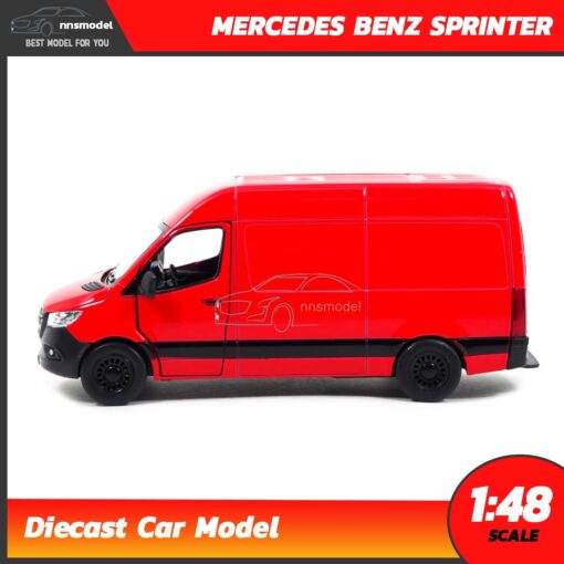 โมเดลรถตู้ MERCEDES BENZ SPRINTER (Scale 1:48) รถเหล็กโมเดล โมเดลรถสะสม Kinsmart