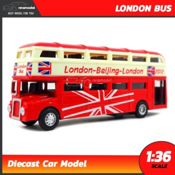 โมเดลรถบัส 2 ชั้น London Bus รถเหล็กโมเดล โมเดลรถสะสม Diecast Model