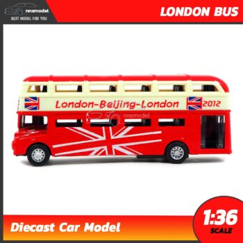 โมเดลรถบัส 2 ชั้น London Bus รถเหล็กโมเดล โมเดลรถสะสม Diecast Model