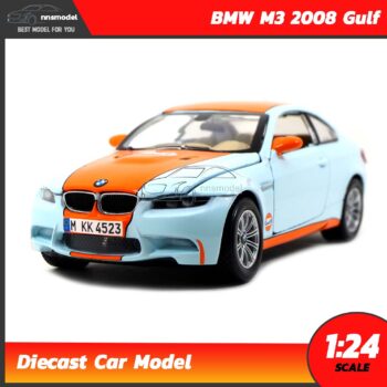 โมเดลรถ BMW M3 2008 Gulf (Scale 1:24)
