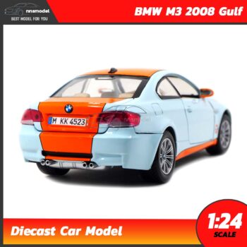 โมเดลรถ BMW M3 2008 Gulf (Scale 1:24) Diecast Model