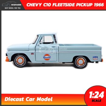 โมเดลรถคลาสสิค CHEVY C10 FLEETSIDE PICKUP 1956 GULF (1:24) โมเดลรถเหล็ก Diecast Model Motormax