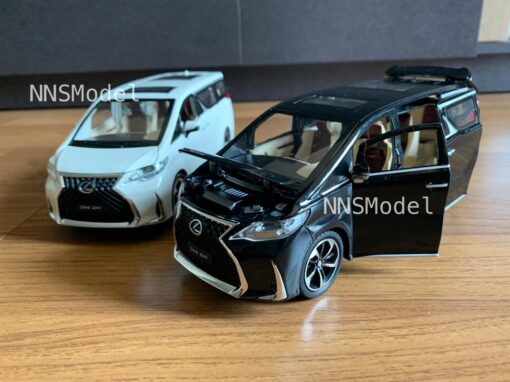 โมเดลรถตู้ LEXUS LM300H รถเหล็กจำลอง มีเสียงมีไฟ (Scale 1:24)