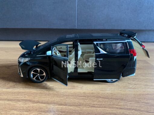 โมเดลรถตู้ LEXUS LM300H รถเหล็กจำลอง มีเสียงมีไฟ (Scale 1:24) เปิดประตูได้ครบเหมือนจริง