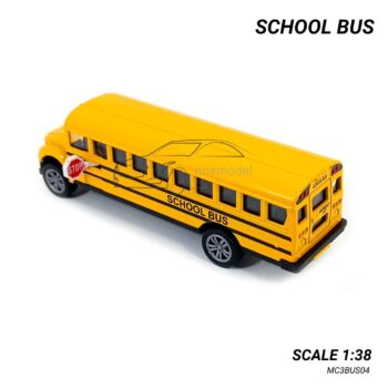 โมเดลรถ School Bus รถเหล็ก ของสะสม มีเสียงมีไฟ