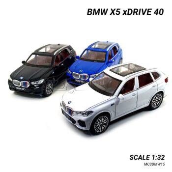 โมเดลรถยนต์ BMW X5 xDRIVE 40 (Scale 1:32) มีสีขาว, สีดำ, สีน้ำเงิน